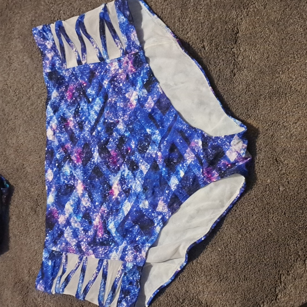 Torrid Blue Galaxy Bikini Bottom